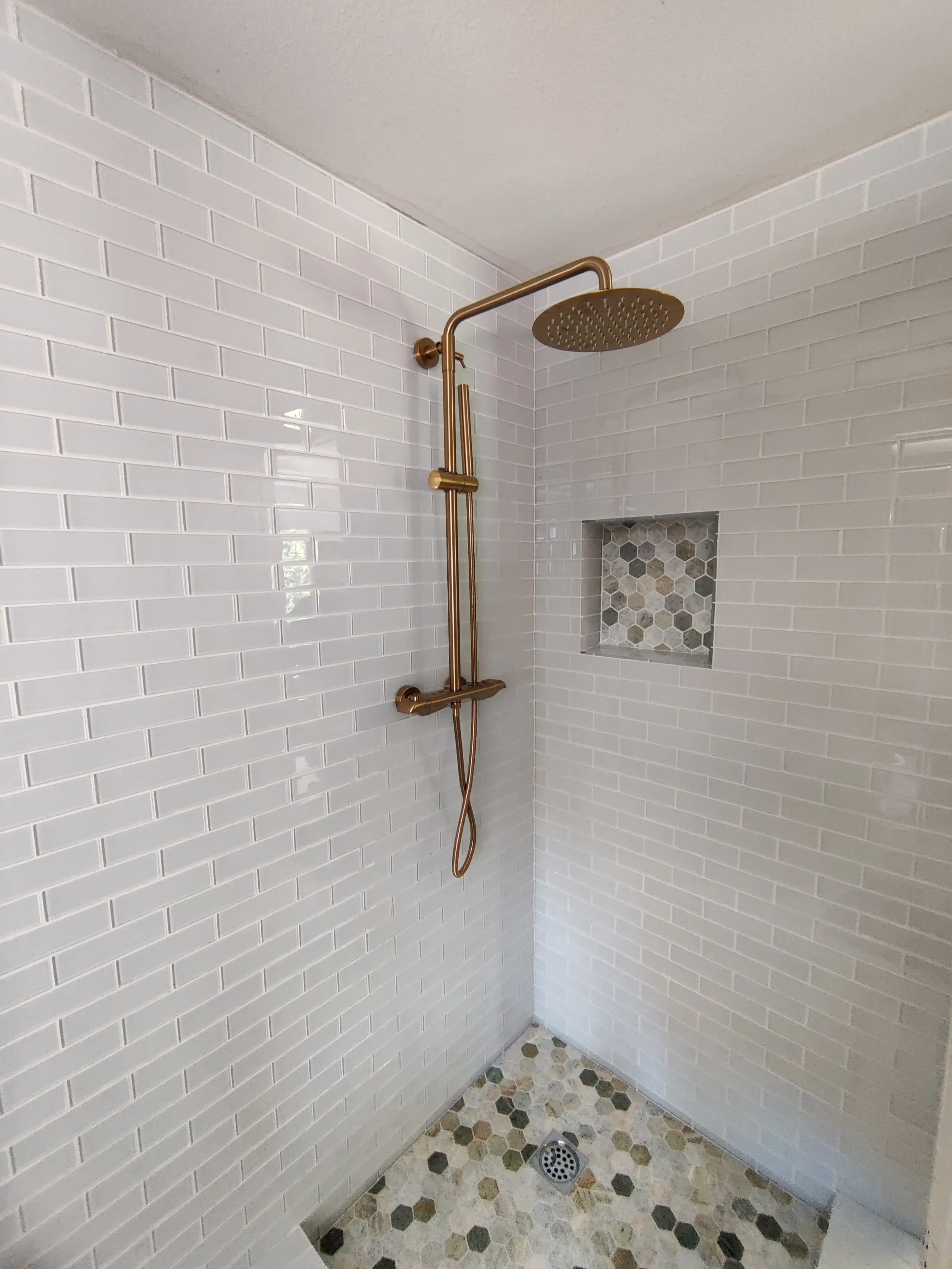 New Shower Valve Set Installation